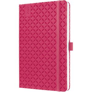 Produktbild für Buchkalender Sigel 7J105, Jolie Fuchsia Pink, Jahr 2027