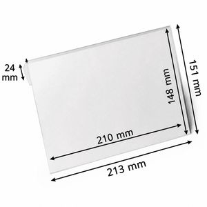 Produktbild für Kennzeichnungstasche Durable 116219, A5 quer