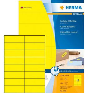 Universaletiketten Herma 4256 Special, gelb