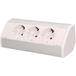 Produktbild für Tischsteckdose Orno GM-9001, mit 0,6 m Kabel