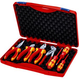 Werkzeugkoffer Knipex RED Elektro Set 2, 00 21 15