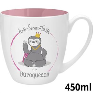Produktbild für Kaffeebecher Gruss&amp;Co Anti-Stress-Tasse Büroqueen
