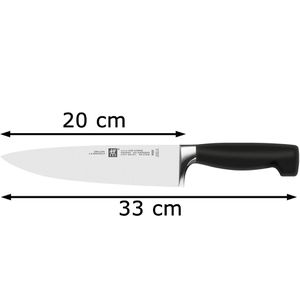 Produktbild für Kochmesser Zwilling Vier Sterne 31071-201, mit Kunststoffgriff