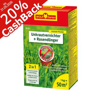 Dünger Wolf-Garten SQ 50 2-in-1 Rasendünger