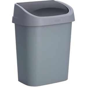 Mülleimer Curver Allibert Mistral Swing, hellgrau