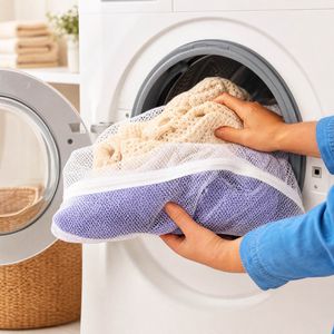 Produktbild für Wäschenetz Best-Choice feinmaschig, mit Schnurzug &amp; Spannclip