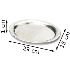 Produktbild für Serviertablett APS Kaffeehaus 30113, oval, 29x22cm