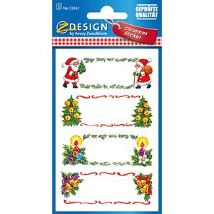 Sticker Zweckform 52362 Z-Design, Christmas