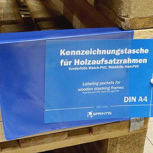 Produktbild für Kennzeichnungstasche Sprintis A4 quer