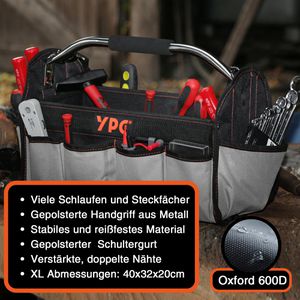 Produktbild für Werkzeugtasche YPC Carrier, XL, BG00004BKGY