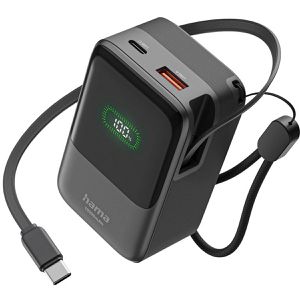 Produktbild für Powerbank Hama Power Pack Roll Up, 10000mAh