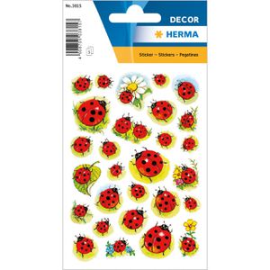 Herma Sticker Decor, 3815, Glücksbringer, 84 Aufkleber, 84 Stück