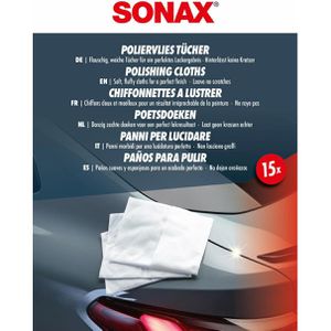 Produktbild für Poliertuch Sonax 04222000, PowerVlies Tücher, 20 x 25 cm