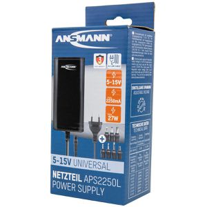 Produktbild für Universal-Netzteil Ansmann APS 2250L, 1201-0025, 2,25 A, 5-15V