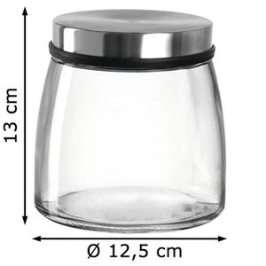 Produktbild für Vorratsglas Montana Content, mit Metalldeckel