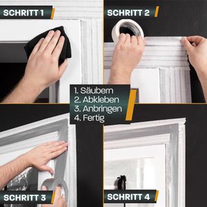 Produktbild für Staubschutztür Hinrichs aus Folie, 2 Stück
