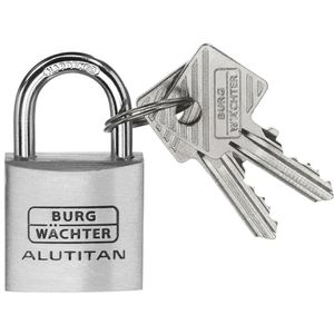 Produktbild für Vorhängeschloss Burg-Wächter Alutitan 77030SB 30mm