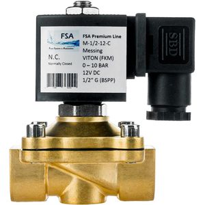 Produktbild für Magnetventil FSA Premium M-1/2-12-C, 1/2 Zoll