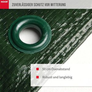 Produktbild für Abdeckplane NOOR Hobby, grün