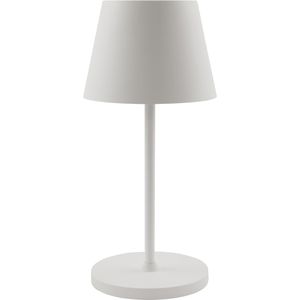 Tischlampe Rolf-Kern Club, weiß, LED, warmweiß