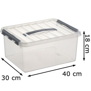 Produktbild für Aufbewahrungsbox Sunware Q-Line Box 78300609, 15L