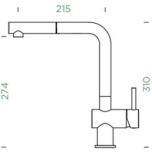 Produktbild für Küchenarmatur SCHOCK Epos 540127PUR, Puro