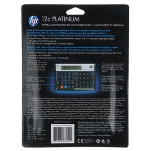 Produktbild für Finanzrechner HP 12c Platinum
