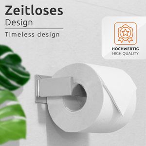 Produktbild für Toilettenpapierhalter ECENCE eckig