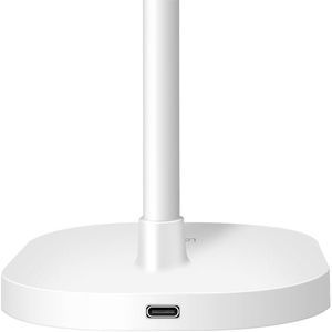 Produktbild für Schreibtischlampe LogiLink Wave, weiß, LED, dimmbar