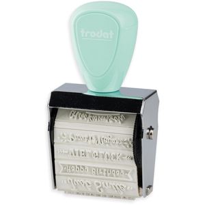 Produktbild für Motivstempel Trodat Creative Mini Beste Wünsche, aus Metall