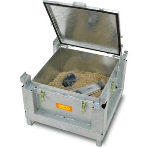Produktbild für Akku-Sicherheitsbox CEMO Stahlsammelbehälter, feuerfest