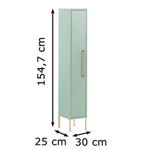 Produktbild für Badschrank Schildmeyer Sarah 150415, mit 4 Füßen, mint