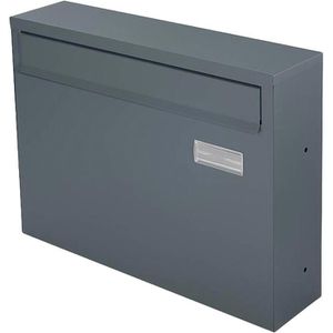 Produktbild für Briefkasten SafePost ScanPro 920 RAL 7016 anthrazit, aus Stahl
