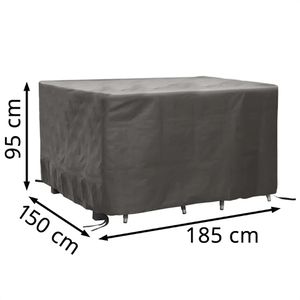 Produktbild für Gartenmöbel-Abdeckung barths klein, 61000041, hellgrau