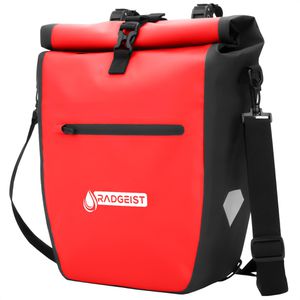 Produktbild für Gepäckträgertasche Radgeist PRD-20-53, rot, 20 Liter