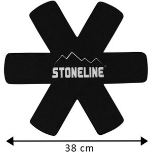 Produktbild für Pfannenschoner STONELINE 22309, schwarz, aus Vlies