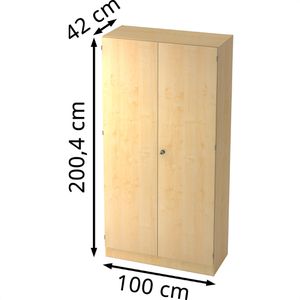 Produktbild für Aktenschrank Hammerbacher Solid 6910, aus Holz