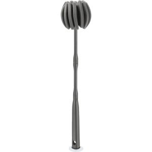 Flaschenbürste Metaltex Brush-Up breit, grau