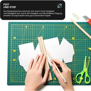 Produktbild für Briefpapier Netuno KO246W02/100A4, Leinen, weiß, A4