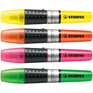 Textmarker Stabilo Luminator, 4 Stück