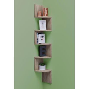 Produktbild für Wandregal VCM Mintis, 915148, sonoma eiche