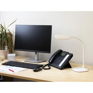 Produktbild für Schreibtischlampe Brilliant Nele, weiß, LED, dimmbar