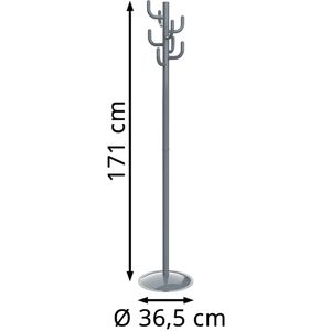 Produktbild für Garderobenständer Maul MAULpolaris Lite, grau