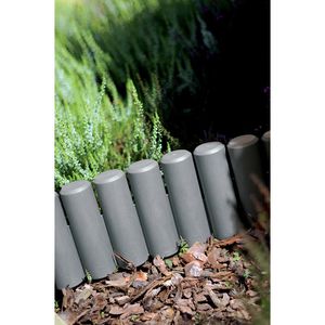 Produktbild für Rasenkante Prosperplast IPAL5, grau, UV-beständig, flexibel