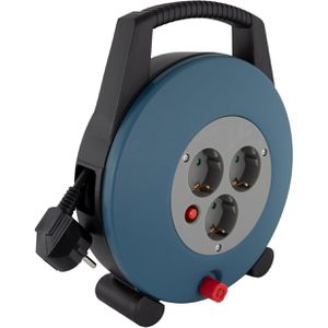 Produktbild für Kabeltrommel REV-Ritter Kabelbox blau, 10m