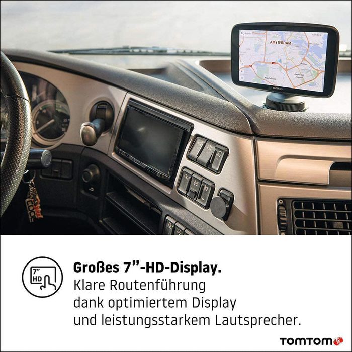 TomTom Navigationsgerät Go Expert weltweit, LKW, Bluetooth, WLAN, 7