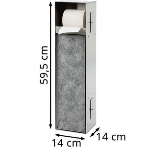 Produktbild für WC-Garnitur hansgrohe XtraStoris Rock, 56062800