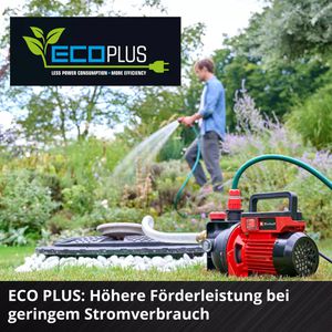 Produktbild für Gartenpumpe Einhell GC-GP 6050 ECO PLUS, 4180210, 600 W