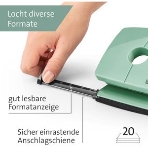 Produktbild für Locher Novus B 220, 60-B22055, mellow mint