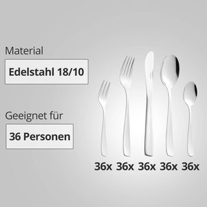 Produktbild für Besteck-Set Esmeyer Saskia, Besteckkasten, Edelstahl 18/10